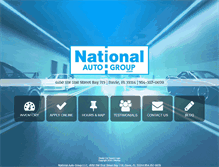 Tablet Screenshot of nationalautogroup.com